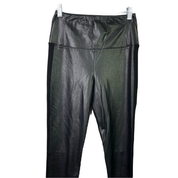 Aritzia Wilfred Free Daria Pant High Waisted Vegan Leather Leggings Black Size M - Picture 13 of 14